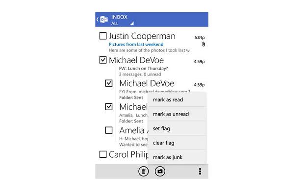 Microsoft spruces Outlook.com app