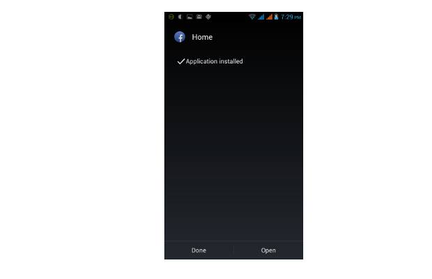 Install Facebook Home