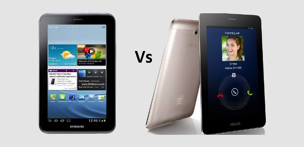 Samsung Galaxy Tab 2 P3100 Vs Asus Fonepad