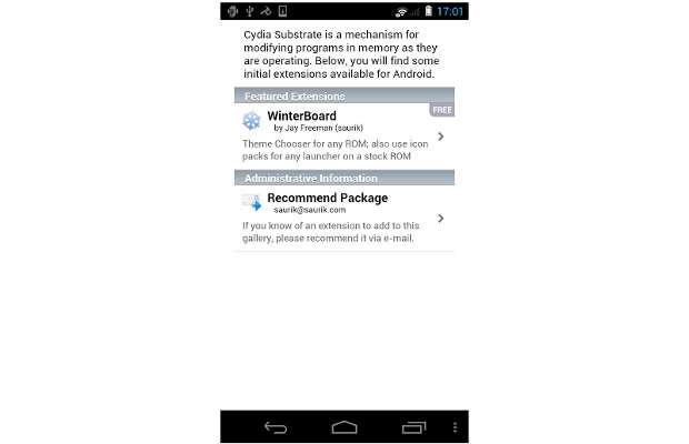 Cydia arrives for Android