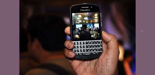 BlackBerry Q10 launch in India