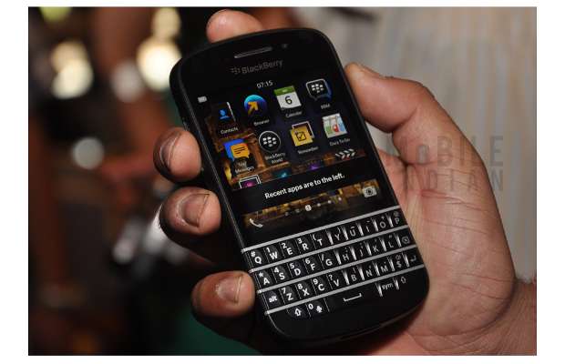 BlackBerry Q10 launch in India