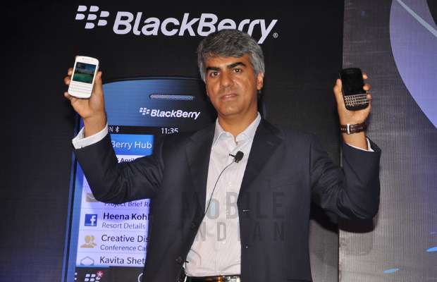 BlackBerry Q10 launch in India