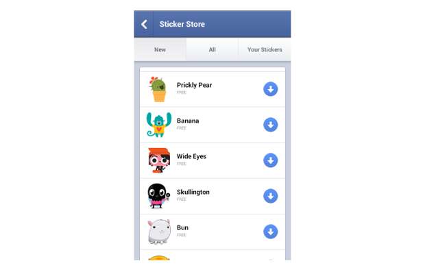 How to add stickers to Facebook