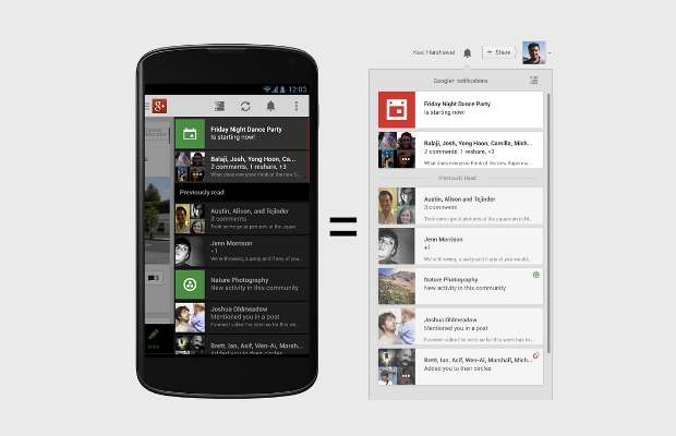 Google+ app for Android