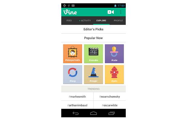 Vine <a href='https://www.themobileindian.com/glossary#app' rel='tag'>App</a> update for Android