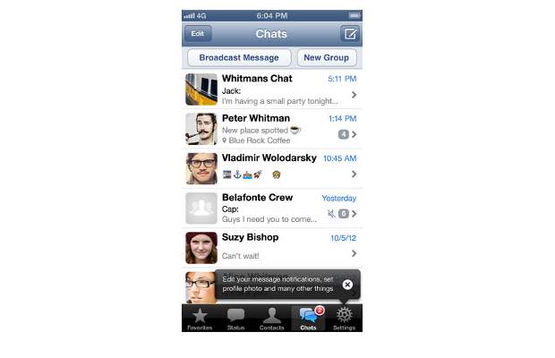 WhatsApp for iOS