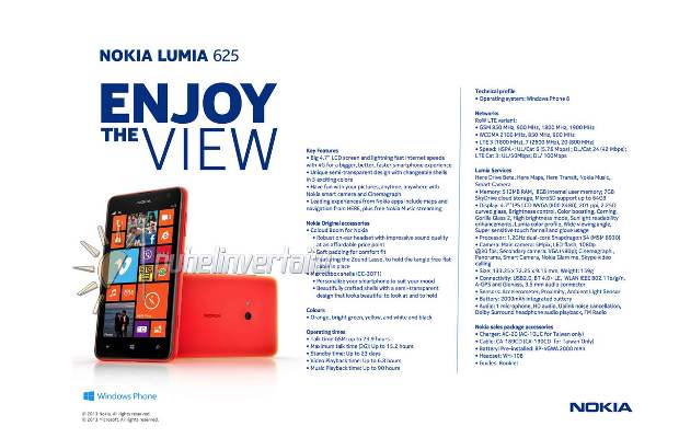 Nokia to launch Lumia 625 today