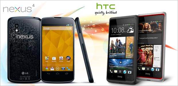 HTC Desire 600 vs LG Google Nexus 4