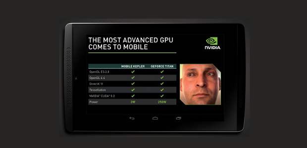 Nvidia demos the Tegra Logan with Kepler Mobile graphics muscle