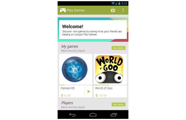Google Play Games app