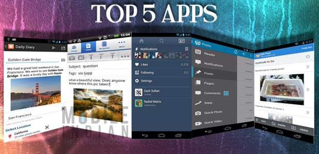 top five apps