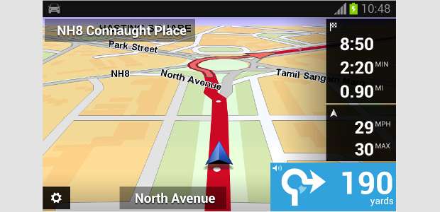 Android based navigation app