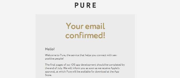 Pure sex app coming to iOS and Android soon