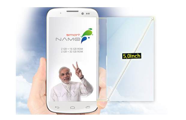 Three phones dedicated to Narendra Modi