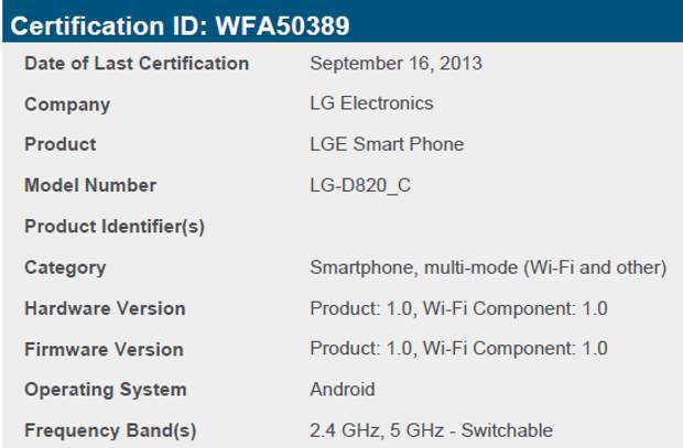 Google Nexus 5 variants spotted