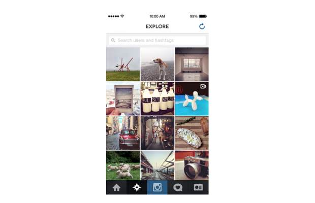 Instagram tweaked for iOS 7