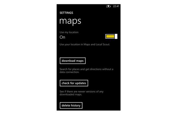 Nokia HERE offline Maps