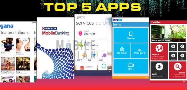 top five apps