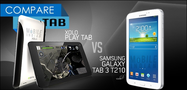 Xolo Play Tab vs Samsung Galaxy Tab 3 T210