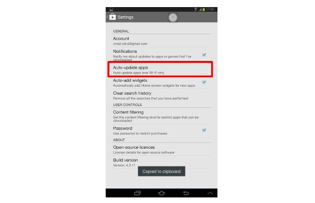 How to disable auto app update on Android