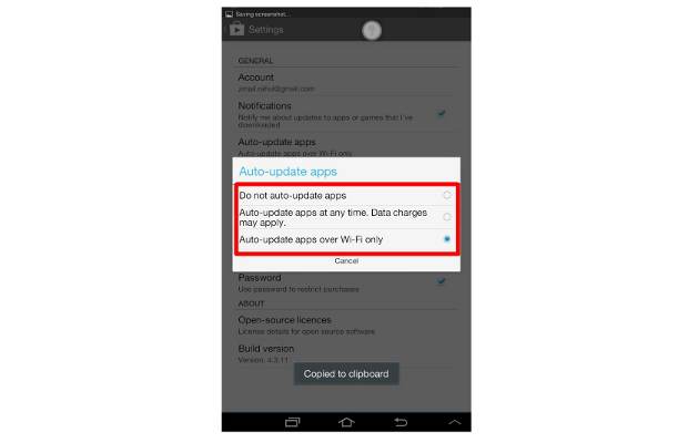 How to disable auto app update on Android