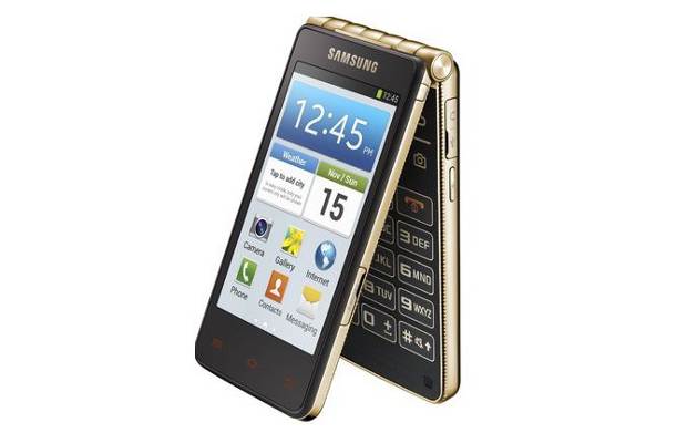 Samsung Galaxy Golden flip phone