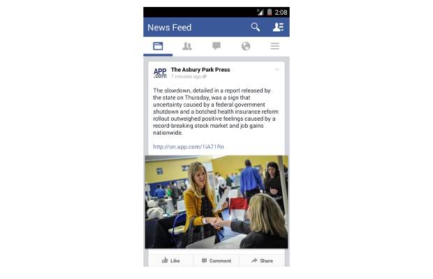 Revamped Facebook 4.0 Android app spotted