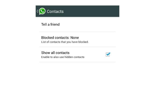 How To Block Contacts in WhatsApp