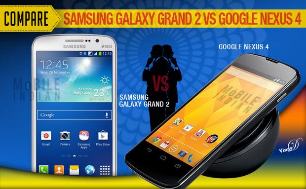 Samsung Galaxy Grand 2 vs LG Google Nexus 4