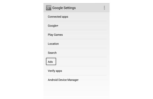 How to disable interest based ads on Android