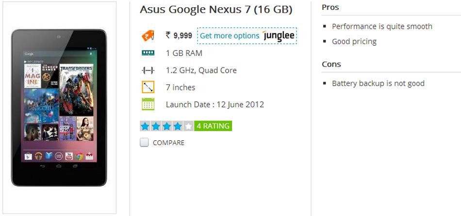 ASUS Google Nexus 7