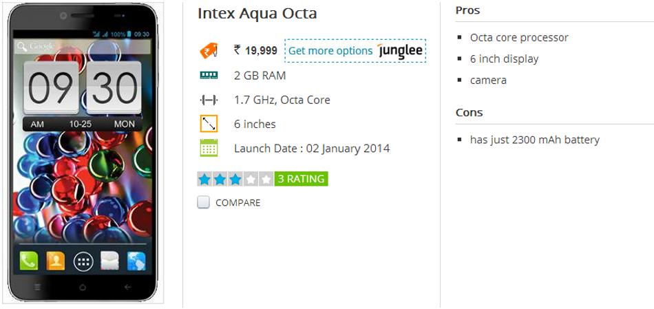 Intex Aqua Octa