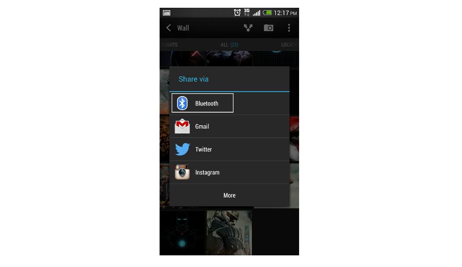How to share files over bluetooth