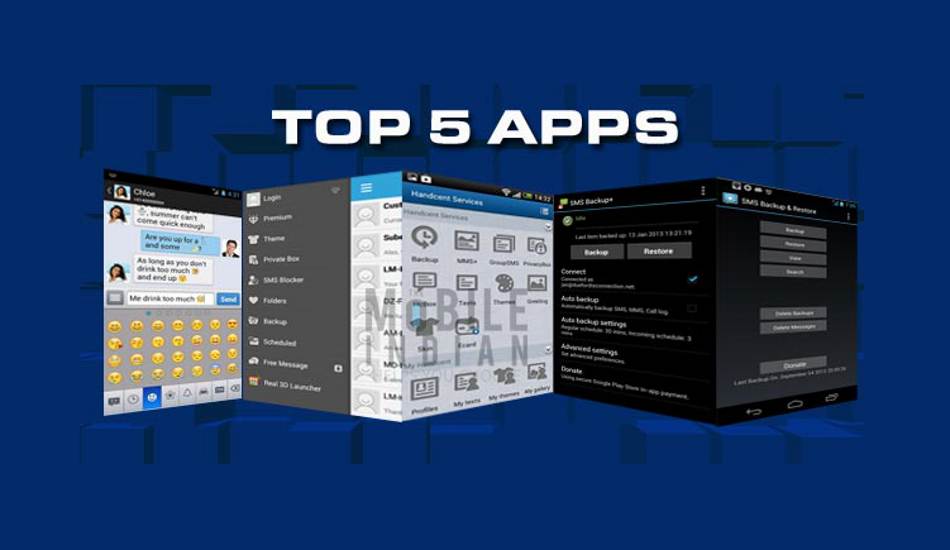 top five apps