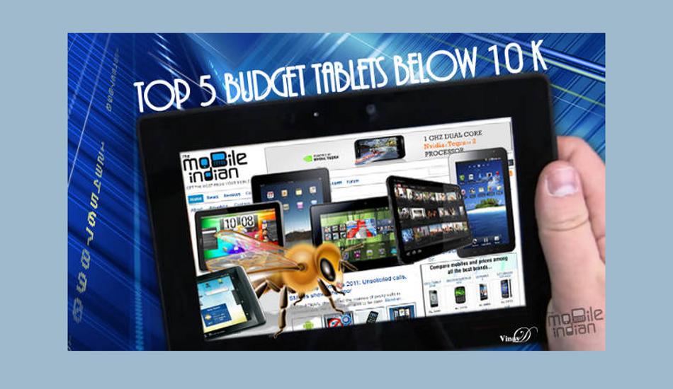 Top 5 tablets under Rs 10,000