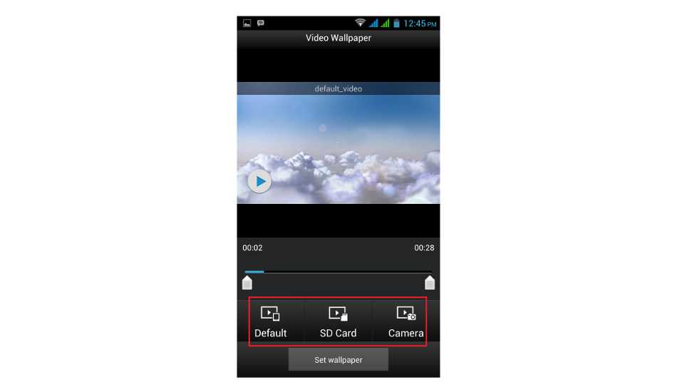 How to use your own video as wallpaper of your Android phone/tablet