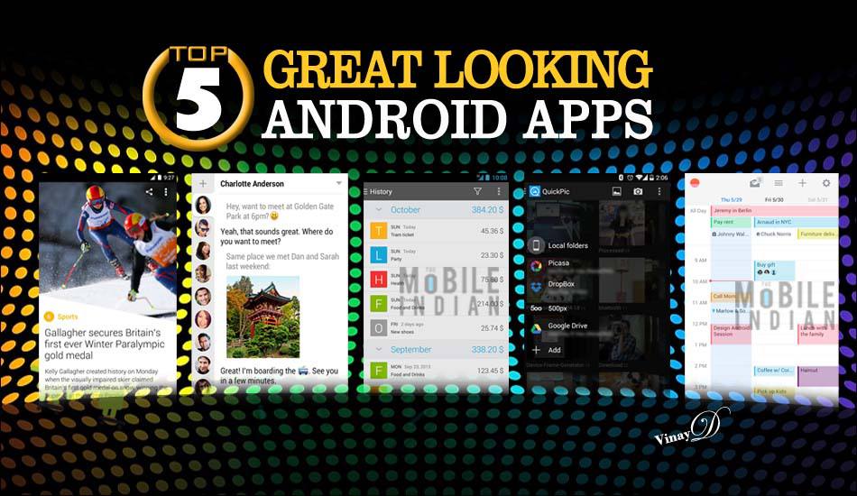 top five apps