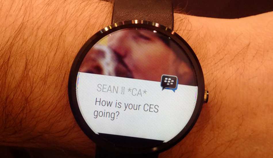 BBM coming soon to Android Wear near you