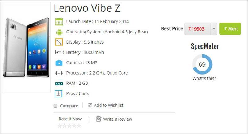 Lenovo Vibe Z