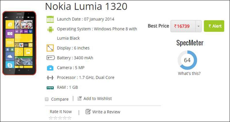 Nokia Lumia 1320