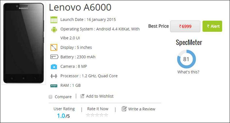 Lenovo A6000