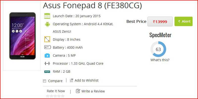 Asus Fonepad 8 FE380CG