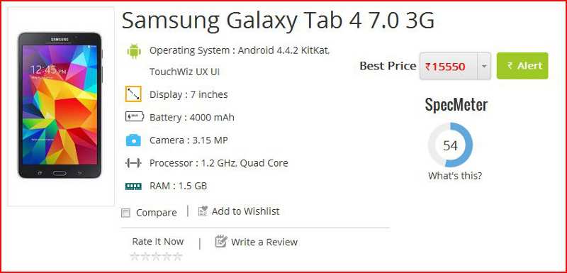 Samsung Galaxy Tab 4