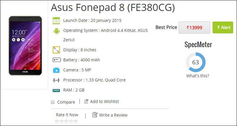 Asus Fonepad 8