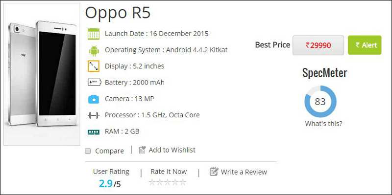 Oppo R5