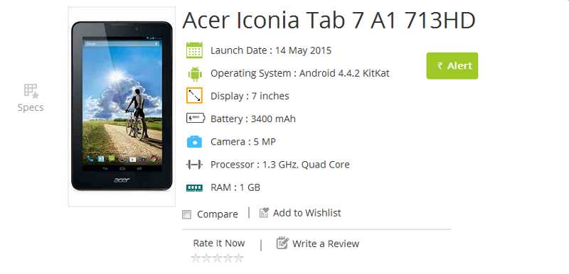 Acer Iconia A1-713