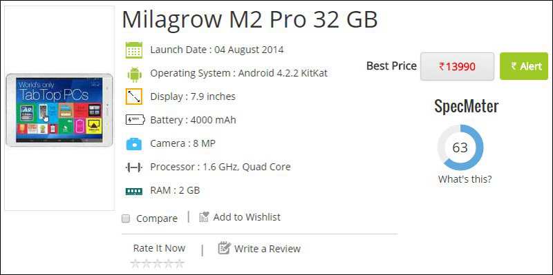 Milagrow M2 Pro (32 GB)