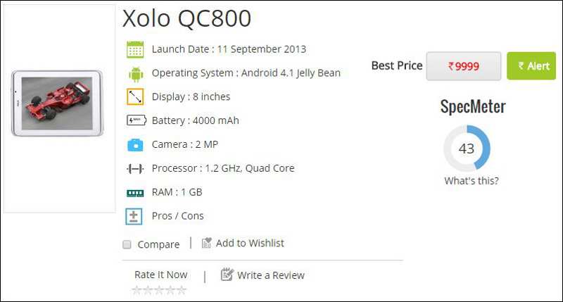 Xolo QC 800