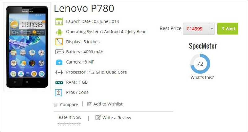 Lenovo P780